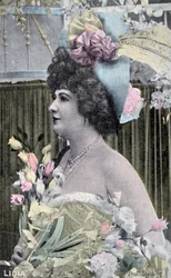 Lidia, vintage Franse ansichtkaart, ca. 1900