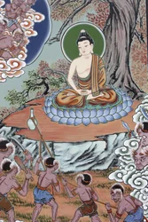 Het leven van Boeddha: verzoeking en verlichting, Seoel, Zuid-Korea