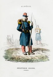 Lichte infanterie, Frans leger in Algerije