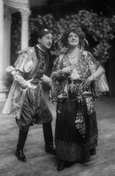 Lily Elsie en Joseph Coyne in De vrolijke weduwe