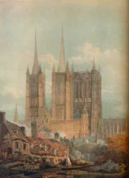 Lincoln Cathedral, 1794, 1921