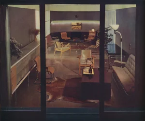 Woonkamerkantoor door Russel Wright, 1939