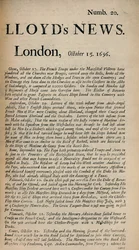 Lloyds Nieuws. Londen, 15 oktober 1696 - Numb. 20, 1928