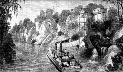 Laden van een katoenstomer, VS, c1880