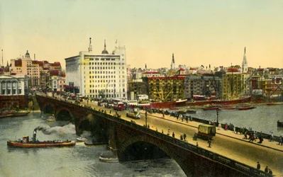 London Bridge en Adelaide House, Londen, 1935