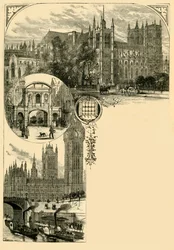 Londen. Westminster en de westelijke buitenwijken, 1881