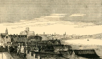Londen, vanaf de top van Arundel House, 17e eeuw, 1881