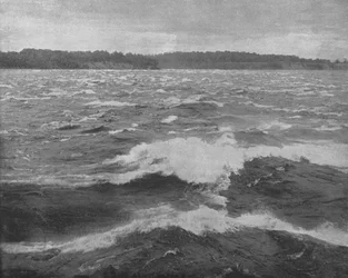 Long Sault Rapids, St. Lawrence Rivier, Canada, ca. 1900