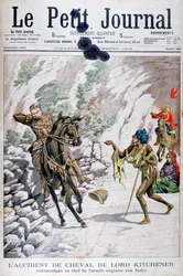 Het paardongeluk van Lord Kitchener, India