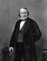 Louis Agassiz 1807-1873, in Zwitserland geboren Amerikaanse natuuronderzoeker en glacioloog, ca. 1860