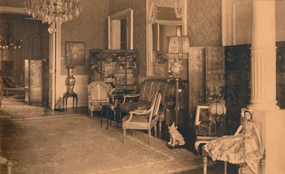 Louis XVI-kamer in de Cubaanse ambassade in Brussel, België, 1927