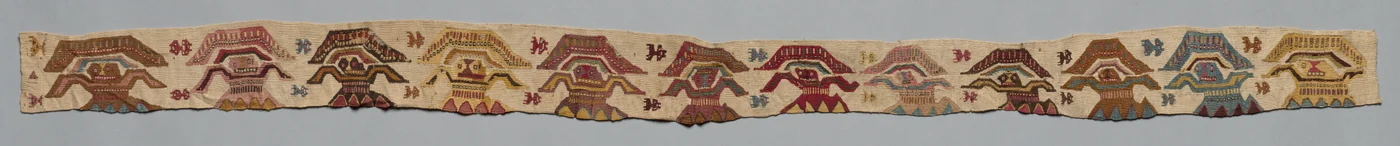 Onderste rand van een kledingstuk, 1000-1470s