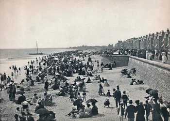 Lowestoft - Op het Zand, 1895