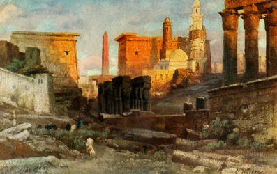 Luxor. Tempels, ca. 1918-ca. 1939