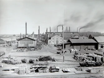 Lysva ijzergieterij, Rusland, 1900s