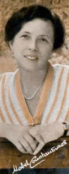 Mabel Constanduros 1880-1957, geboortenaam Mabel Tilling, Engelse actrice en scenarioschrijver, 1935