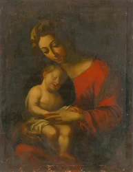 Madonna met slapende Jezus