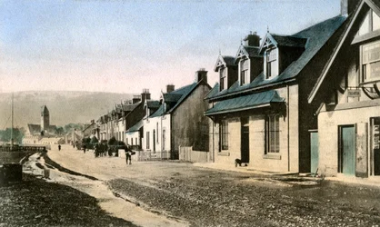 Hoofdstraat, Lamlash, Isle of Arran, Schotland, 20e eeuw