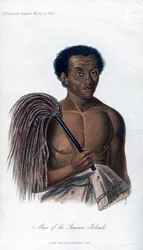 Man van de Samoa-eilanden, 1848