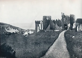 Manorbier - Het Kasteel, 1895
