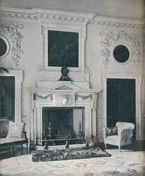 Schouw in de staatsalon, 1916