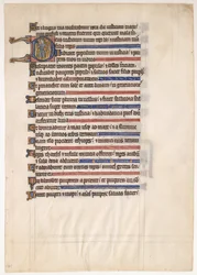 Manuscriptblad uit een Koninklijke Psalter