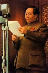 Mao Zedong, Chinese communistische revolutionair en leider, ca. jaren 1950-1960