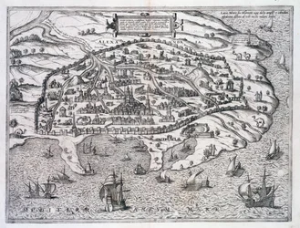 Kaart van Alexandrië, Egypte