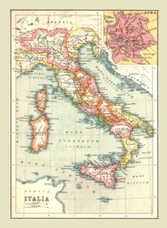 Kaart van Italië