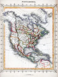 Kaart van Noord-Amerika