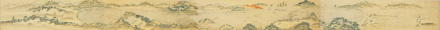 Kaart van de Choryang Waegwan en zijn omgeving in Busan tijdens de Joseon..., 19e eeuw