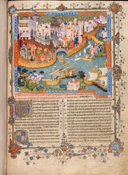 Vertrek van Marco Polo uit Venetië in 1271 uit Marco Polo
