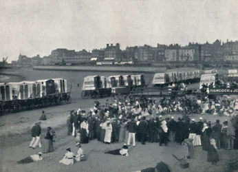 Margate - Op het zand, 1895
