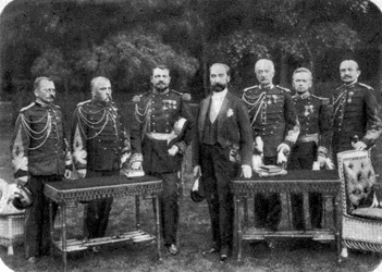 Marie François Sadi Carnot, president van Frankrijk, 1887