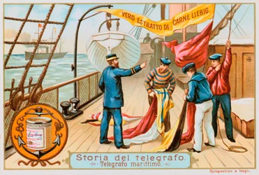 Maritieme telegraaf, ca. 1900