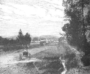 Market Street, Pretoria, ca. 1880s