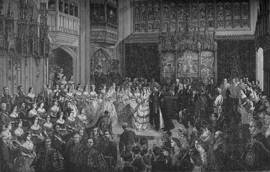 Huwelijk van de Prins van Wales, ca. 1890