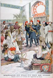 Huwelijk van de zoon van de Bey van Tunis, 1903