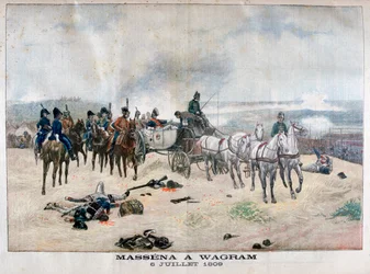 Maarschalk Massena bij de Slag bij Wagram, Oostenrijk, 5-6 juli 1809, 1904