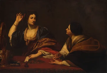 Martha berispt haar ijdele zus Maria Magdalena, 17e eeuw
