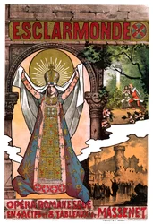 Massenet - Esclarmonde - Poster, 1890