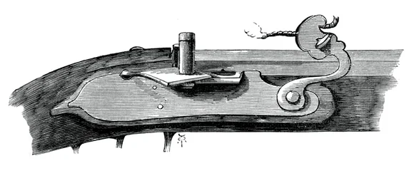 Vuursteen, late 17e eeuw, uit de Tower of London, ca. 1880