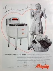 Maytag wasmachine advertentie, 1946