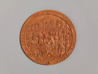 Medaille met het Verraad van Jezus, begin 16e eeuw