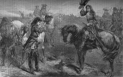 Ontmoeting van Willem III en de hertog van Berwick, c1694, c1880