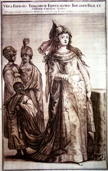 Mehpeyker Sultan met haar hofdienaren, 1647