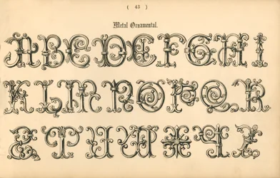 Metalen ornamenten, 1862