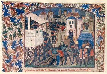 Methoden van oorlogsvoering tijdens de Honderdjarige Oorlog, c1400, c1930
