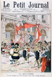 Halfvasten carnavalswagen van de koningin der koninginnen