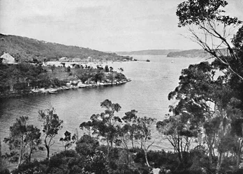 Middle Harbour, vanaf Spit Road, c1900